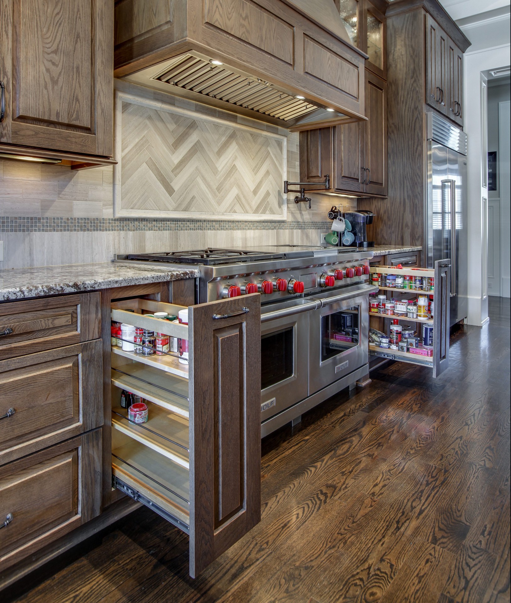 Kitchen Storage Ideas For Semi-Custom Cabinets