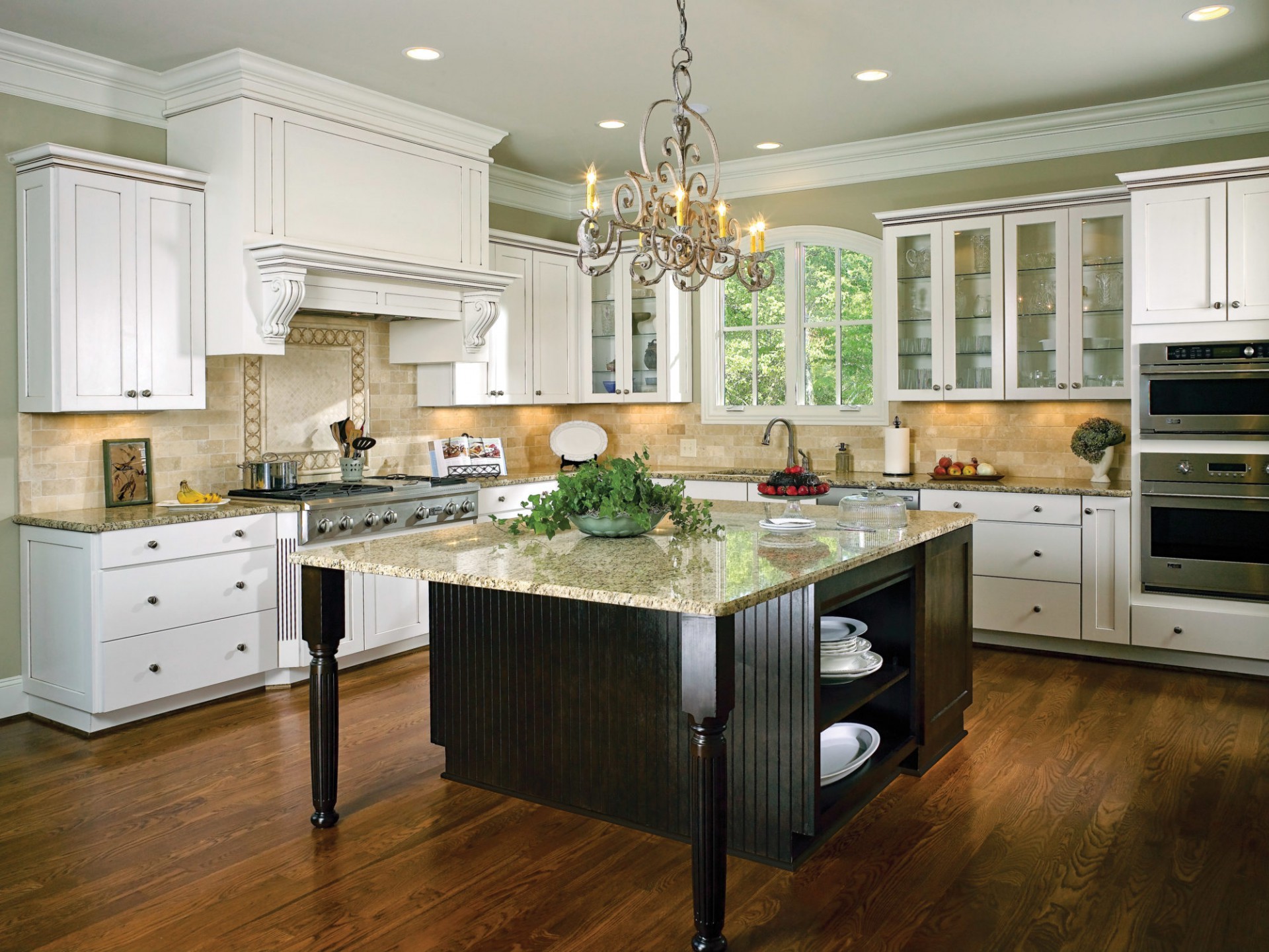 classic kitchen design with island